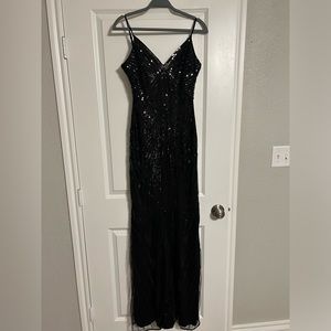 Windsor Black Sequin Formal Dress